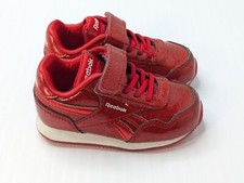 Reebok Unisex Children's Classic Jogger 3.0 Sneaker Toddler Size 5 Sparkly Red