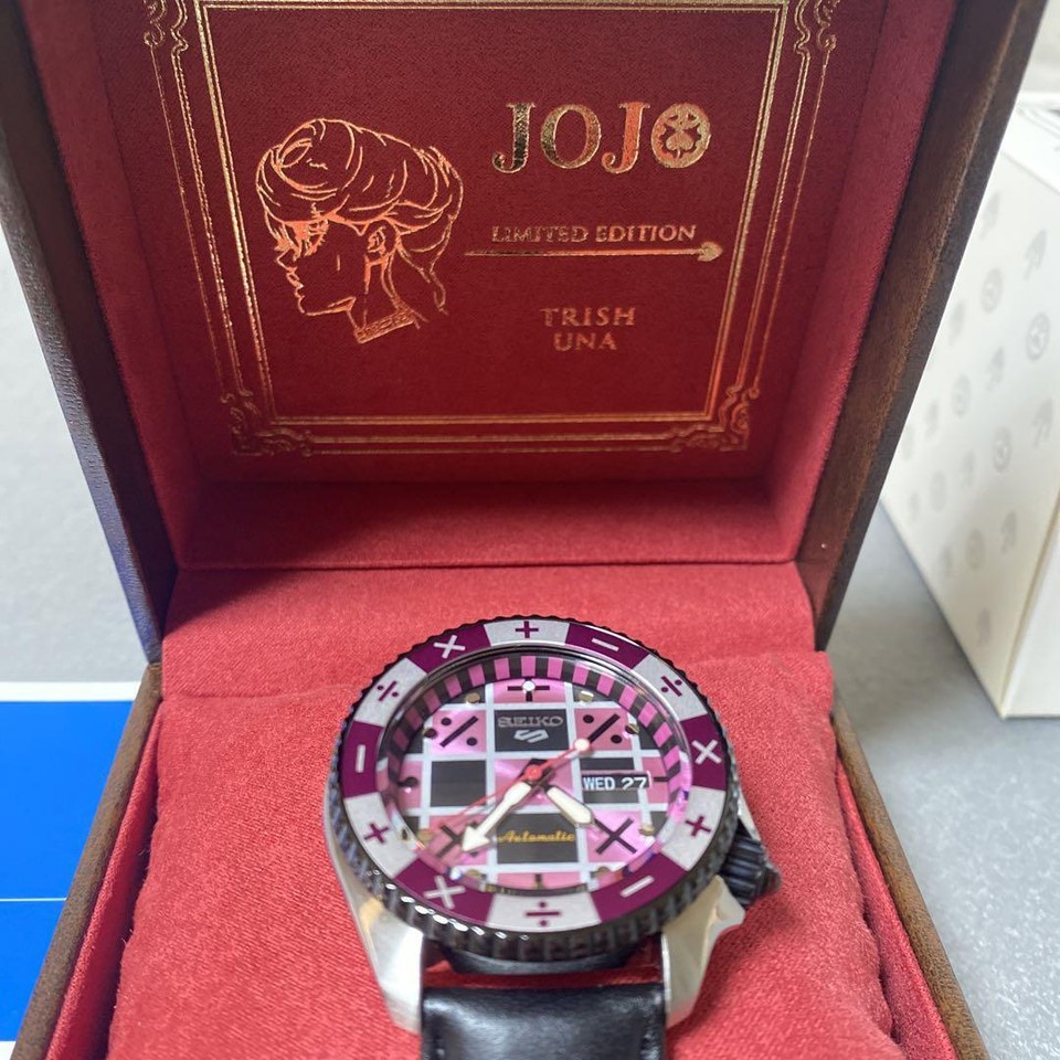 SEIKO sports JoJo’s Bizarre Adventure Golden Wind Trish Una Limited