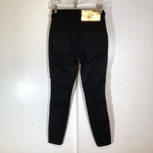 One Teaspoon Gilded Freebirds II High Waist Skinny Jean In Jett Black Size 24 - Picture 3 of 7