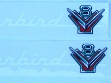 54 55 56 Ford 272 292 312 V8 Engine Valve Cover Decal Set