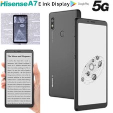 Teléfono inteligente con pantalla de tinta electrónica 5G Hisense A7 Android móvil lectura lector de libros electrónicos desbloqueado