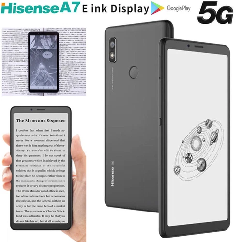 5G Hisense A7 E Ink Screen Smartphone Android Mobile Reading ebook Reader Unlock