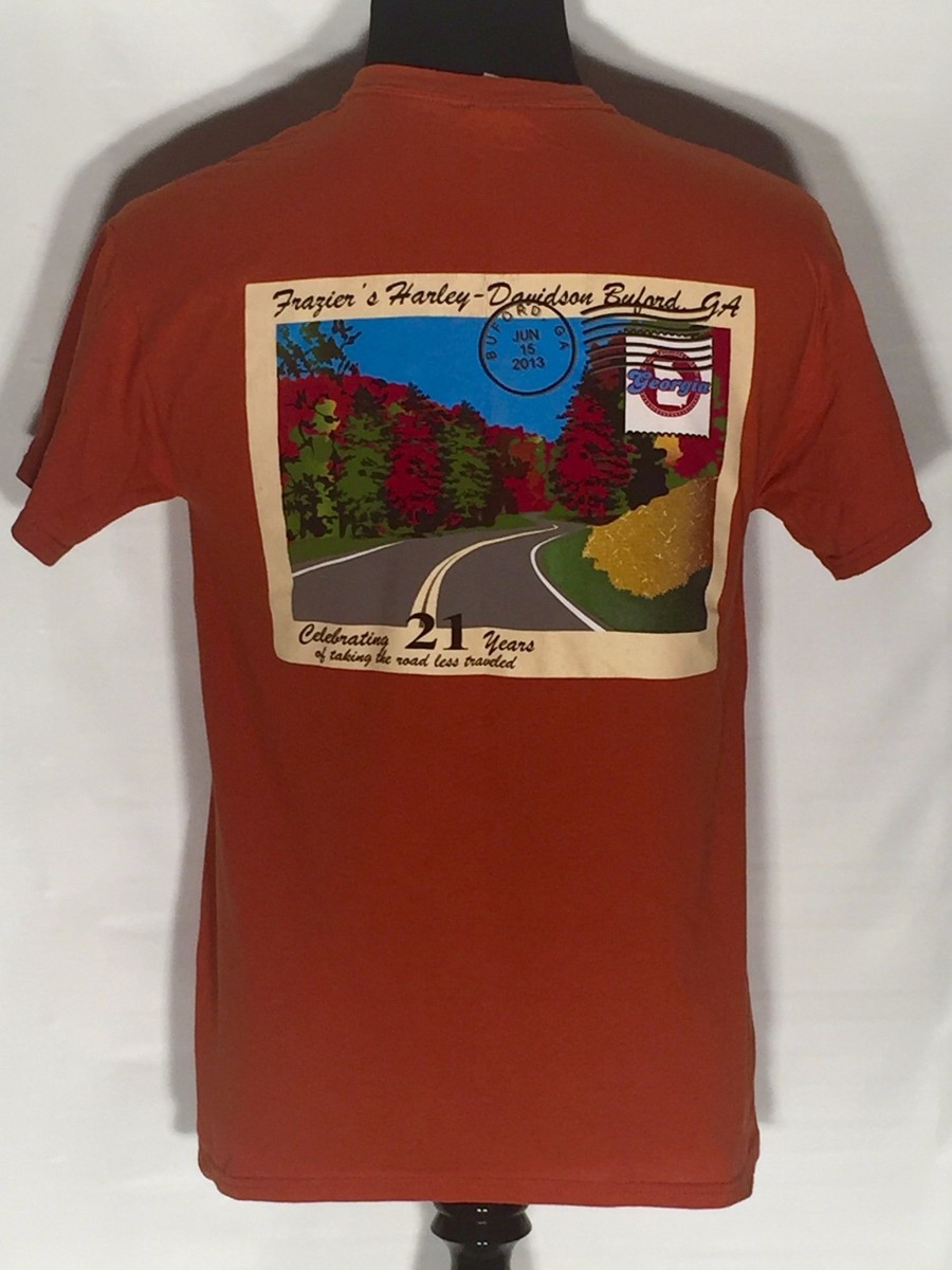 Harley-Davidson Tシャツ Frazier's Buford Harley-Davidson Motorcycles Frazier's 2005 2XL T-shirt Black