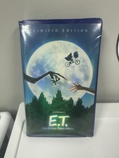 E.T. The Extra-Terrestrial VHS 2002 Limited Edition Blue Clamshell - FREE SHIP