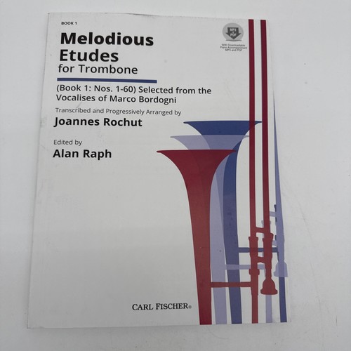 Melodious Etudes for Trombone Book 1 Nos 1-60 Marco Bordogni