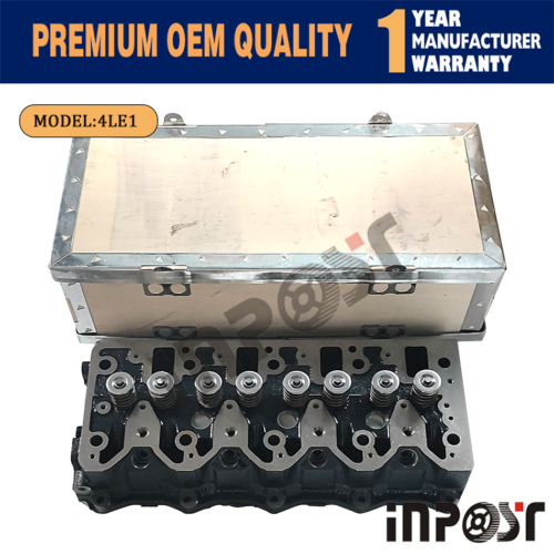 New 4LE1 Cylinder Head With Head Gasket For Isuzu 4LE1 Engine Hitachi Excavator - Bild 7 von 7