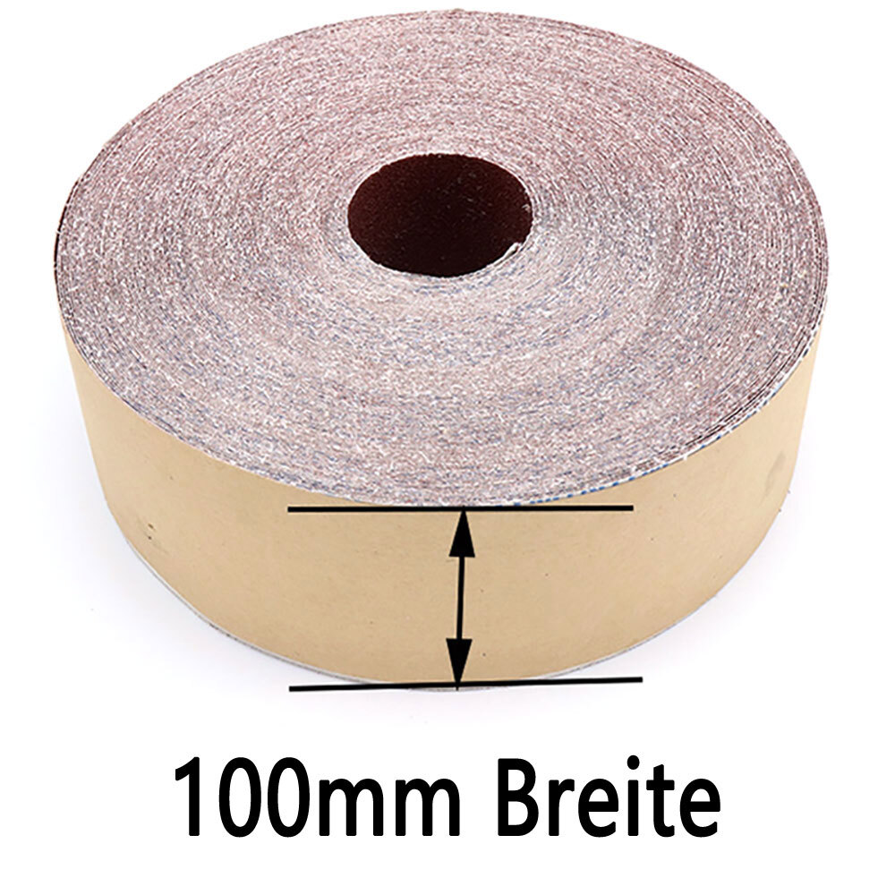 Produktbild von Wilpeg Schleifbandrolle 50 Meter – Gewebeband, Kunstharzbindung, Für Metall & Holz