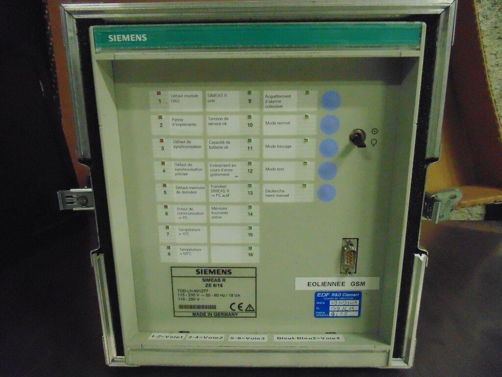 SIEMENS SIMEAS R ZE 8/16 Digital Fault and Power Quality Recorder