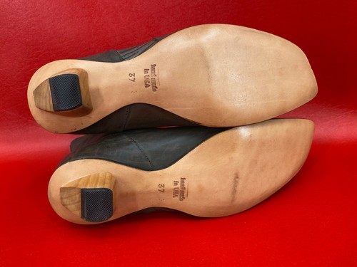 Botas al tobillo Cydwoq Deform hechas a mano cuero marrón con hebillas laterales EU 37 NUEVAS EN CAJA - Imagen 11 de 12