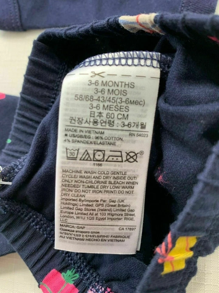 全新带标签 Gap Baby 男孩女孩 3-6 Mon Mom's Favorite 礼物 圣诞紧身衣裤套装 — 第 4/4 张图片
