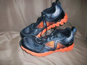 reebok zigtech orange and black