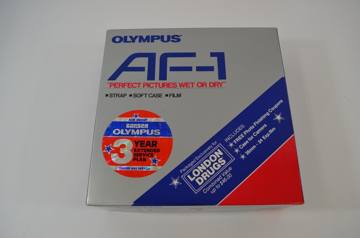 ❤️箱付き 希少品❤️ OLYMPUS AF-1 ZUIKO 35mm 1:2.8 Olympus AF-1 35mm Film Point Shoot Camera w/ Box Zuiko 1:2.8