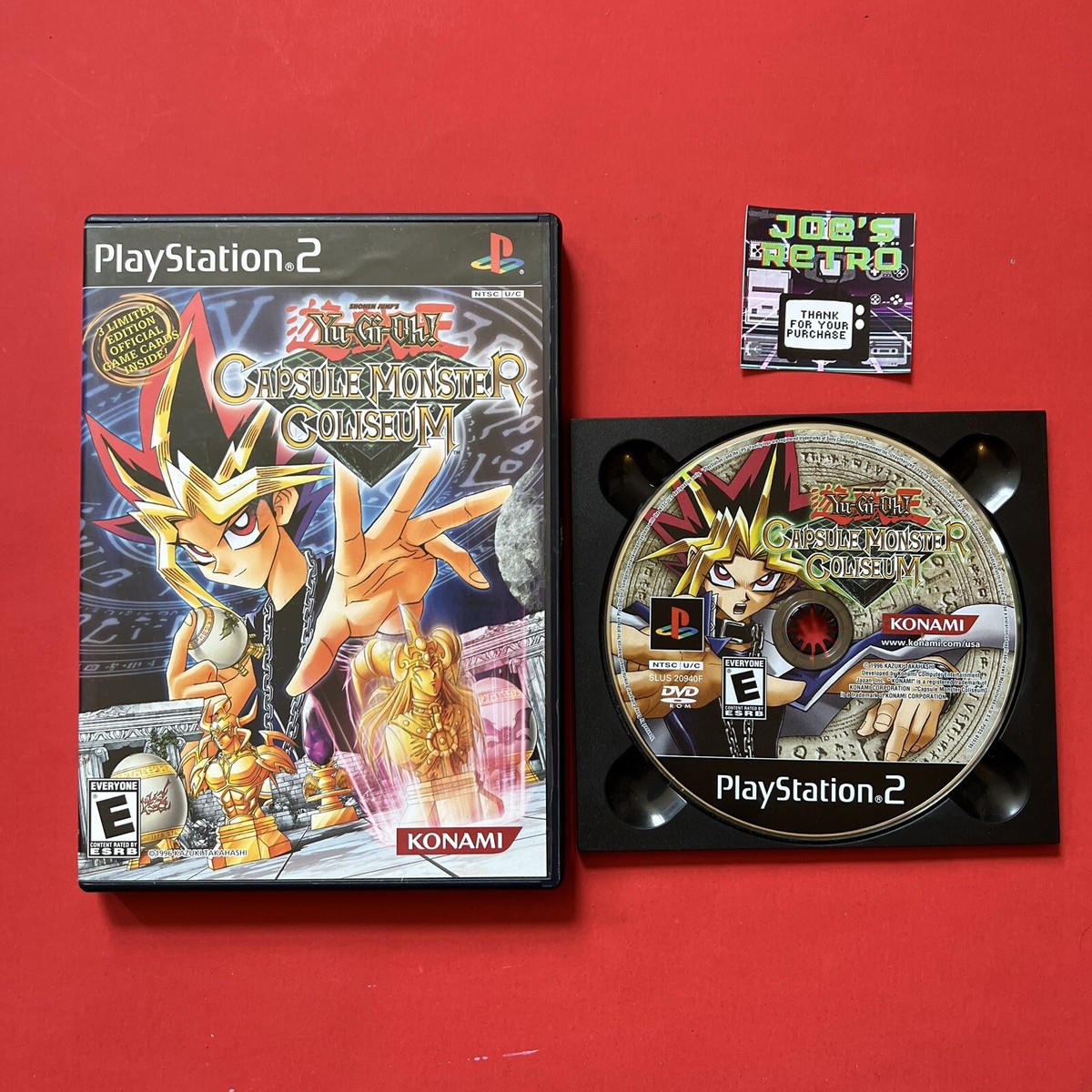 Yu-Gi-Oh! Capsule Monster Coliseum ( PlayStation 2 2004) PS2 Disc