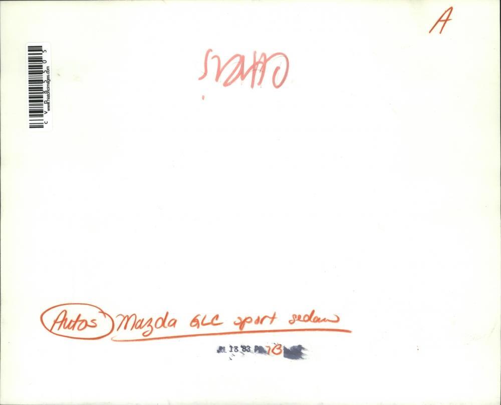 1983 Press Photo The 1983 Mazda GLC Sport Sedan - cvp85505 | eBay