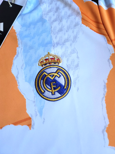 Camiseta Adidas Real Madrid 24/25 Pre Partido Sin Patrocinador Hombre Grande JJ3493 NUEVA CON ETIQUETAS - Imagen 9 de 15