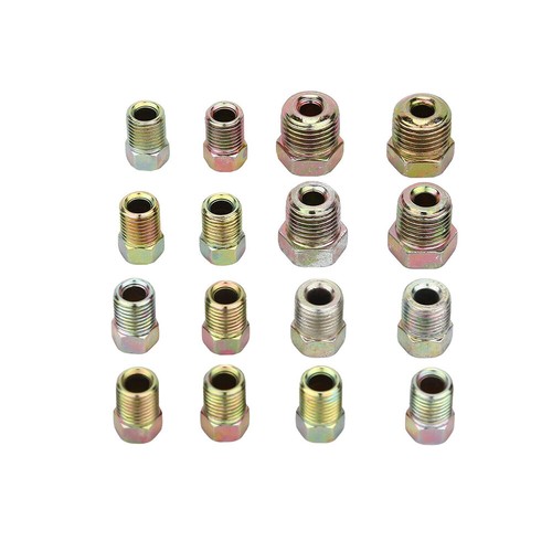 Copper Nickel Steel 3/16'' Car Brake Line Tubing Kit Tube Hose 25ft w/ Fittings - Picture 6 of 9