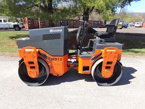 1998 HAMM HD12 SMOOTH DOUBLE DRUM VIBRATORY ROLLER - Picture 3 of 12