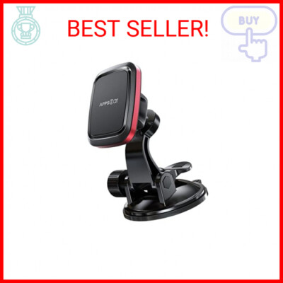 APPS2Car Magnetic Car Phone Mount with Adjustable Arm Strong Magnets  Univers