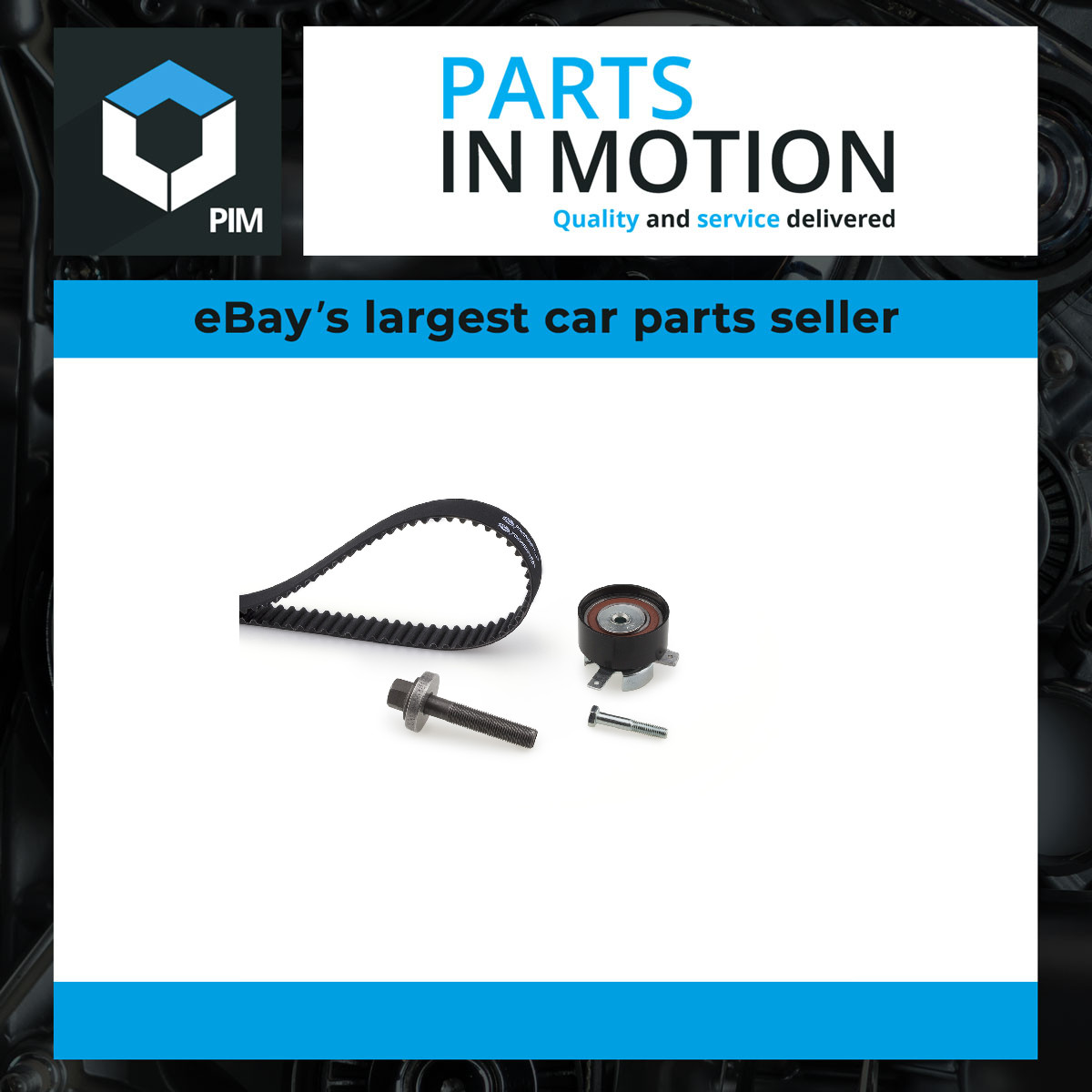 Timing Belt Kit fits FORD KA 1.2 2016 on Set Gates 1672144 5M5Q8A615AA Quality