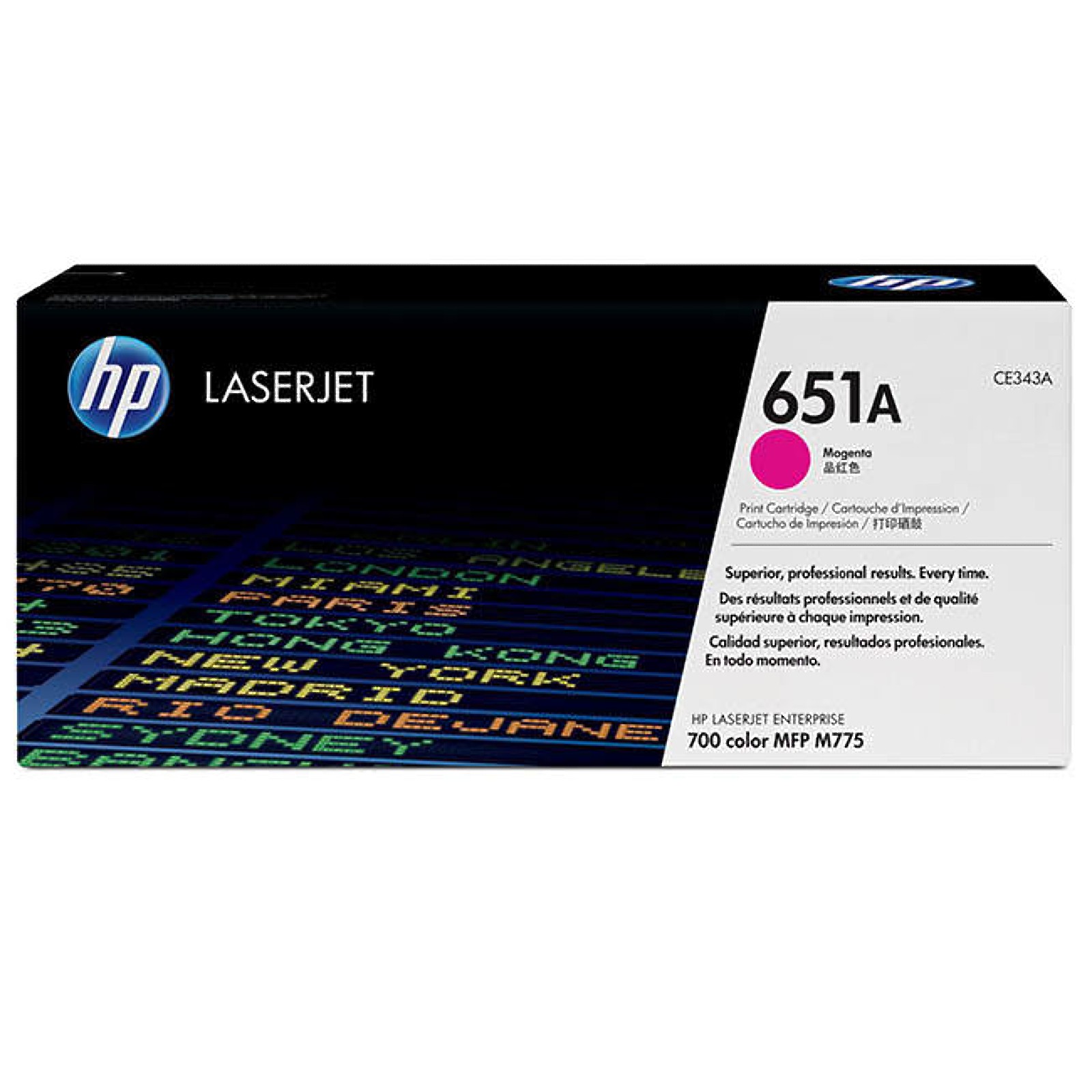 Original HP 651A Magenta Toner Cartridge (CE343A)