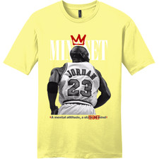 NEW ART SOCIETY MJ MINDSET VOL. 1 YELLOW TEE SHIRT SMALL-4XLARGE MADE IN USA