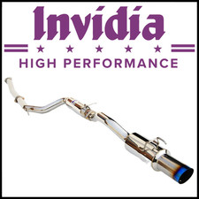 Invidia N1 2.75 Cat-back Exhaust System Fit 2014-2016 Honda Civic Si Coupe 2.4l Invidia N1 2.75 Cat-back Exhaust System Fit 2014-2016 Honda Civic Si Coupe 2.4l