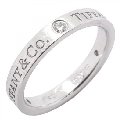 Tiffany & Co. Flachbandring, 3PD (Pt950) Platin, Diamant, Größe... GZl1ip4k