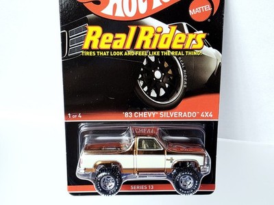 Hot Wheels RLC Real Riders '83 Chevy Silverado 4x4 New Very Nice