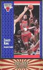 1991-92 Fleer #258 Stacey King Chicago Bulls
