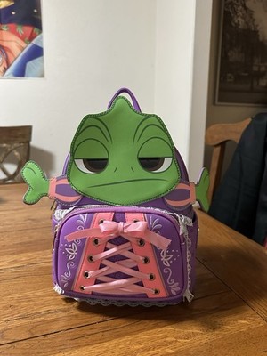 Disney Tangled Pascal Mini Backpack Loungefly Rapunzel Pascal in Dress SDCC