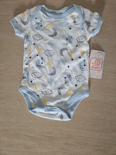NEW 6 Piece Infant Boys Body Suit Clothing Lot Bundle Sizes 0-3 & 3-6 Month - Picture 15 of 22