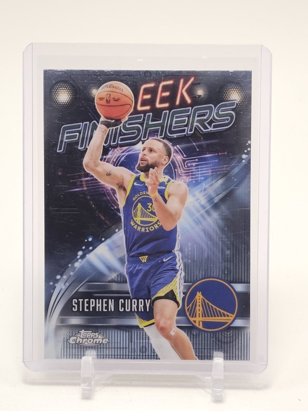 STEPHEN CURRY 2025-26 TOPPS CHROME SLEEK FINISHERS #SF-1 WARRIORS Q6572