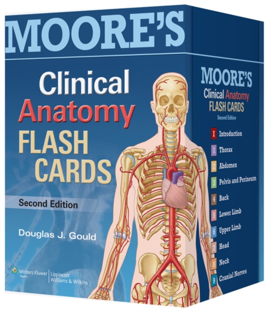 Moore's Clinical Anatomy Flash Cards 9781451173352 - Free Tracked Delivery