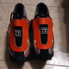 VNLA Indoor Quad Roller Skates Black/Red/Silver/Orange - Quad Skates