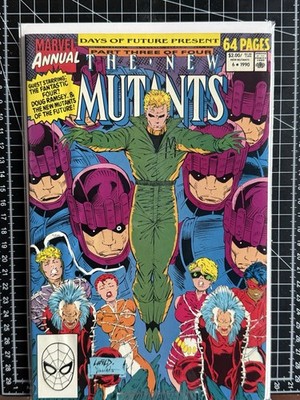 NEW MUTANTS ANNUAL #6 MARVEL COMICS X-MEN 1990 1ST APP SHATTERSTAR