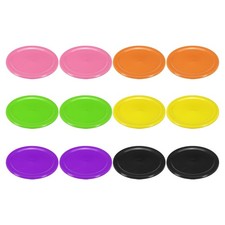 12Pcs Air Hockey Pucks 2.5 Inch, Air Hockey Heavy Replacement Pucks Games Tables