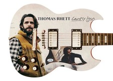 Thomas Rhett Country Again Signed Autographed Custom Photo Graphics Guitar ACOA