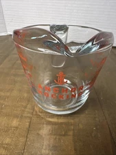 Anchor Hocking Clear Glass w/ Red Lettering 1 Cup Liquid Measuring Cup Vintage