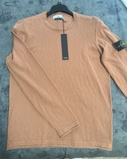 Stone Island Sweatshirt Crewneck Long Sleeve Logo Patch New With Tags Men Size M