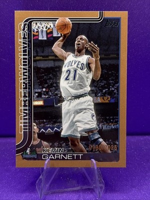 2025-26 Topps NBA Flagship - Kevin Garnett - Copper Insert #'d: 180/2025 -No.254