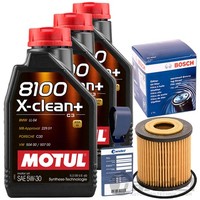 Bosch ÖLfilter 1457429127+MOTUL 5W30 ÖL FüR Smart 450 451 452 0.6+0.7+0.8