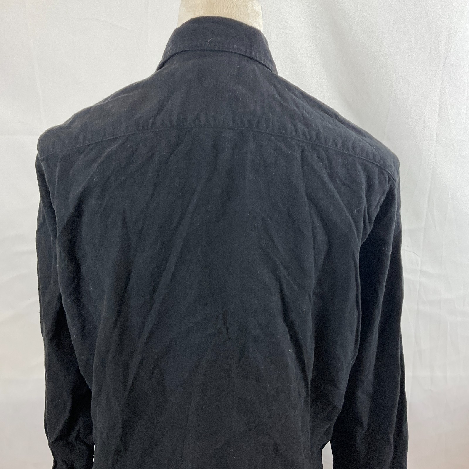 Frank & Eileen Blouse M Solid Black Eileen Style … - image 9