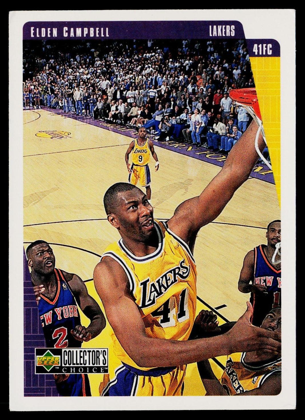Elden Campbell 1997-98 Collector's Choice #65 Los Angeles Lakers