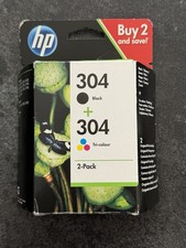 Image of HP 304 Black And Tri-Colour Ink Cartridges Original Combo Pack 3JB05AE 2 Count