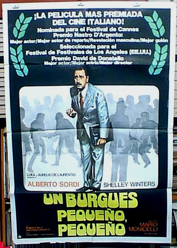 ALBERTO SORDI ! orig1SH movie poster 1977 UN BORGHESE PICCOLO PICCOLO !!!