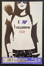 Hawkeye #9 HTF 2nd Print Variant (2013) VFNM David Aja Kate Bishop Marvel Comics
