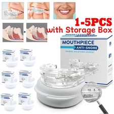 Anti Snore Mouthpiece Aid Stop Snoring Device Apnea Guard Bruxism Sleeping Aids