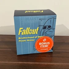 Fallout Brotherhood of Steel Power Armor Figure Loot Crate EXCLUSIVE NEW Sealed