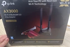 TP-Link Archer AX3000 Wi-Fi 6 Bluetooth 5.3 PCIe Adapter