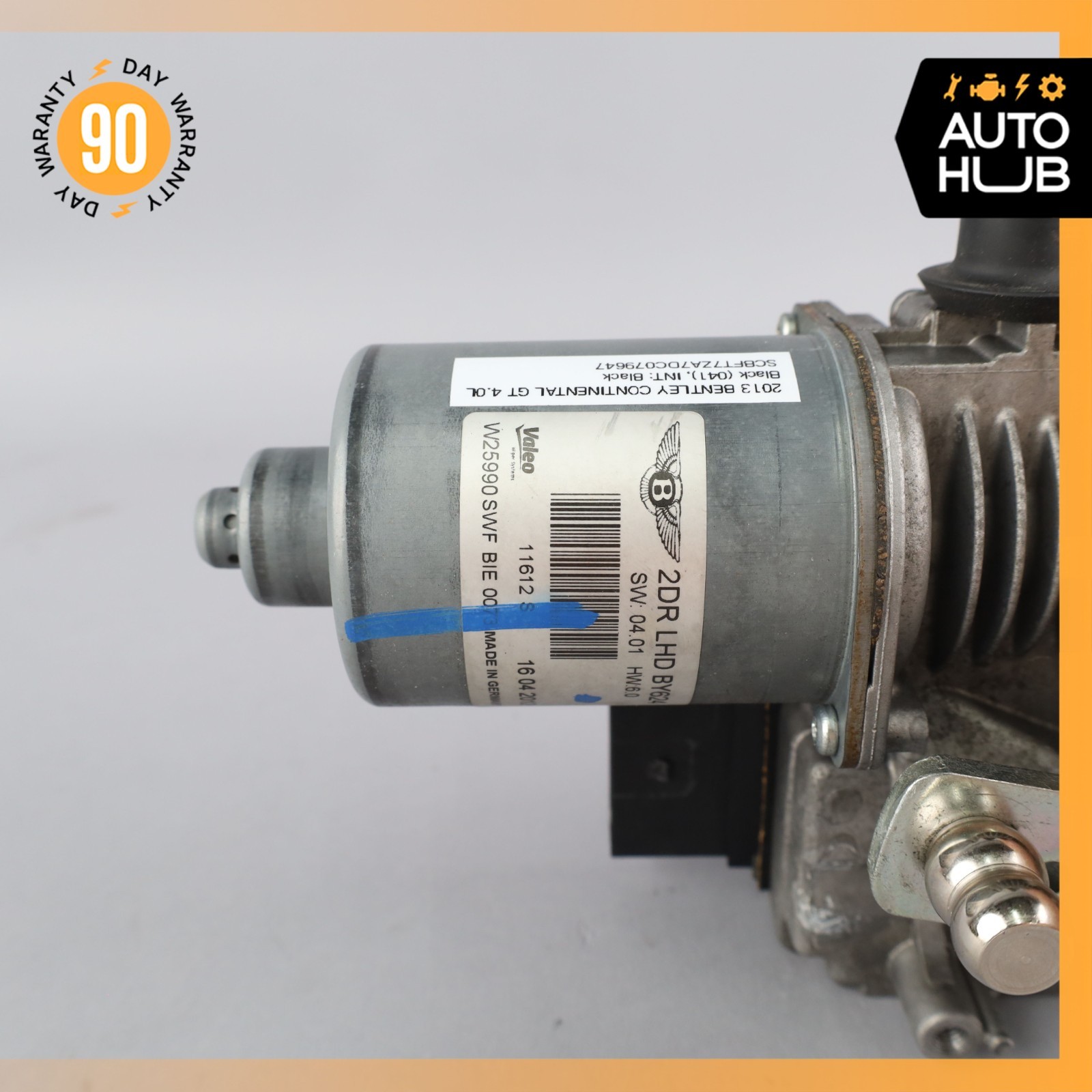 03-18 Bentley Continental GT Flying Spur GTC Windshield Wiper Motor OEM 73k